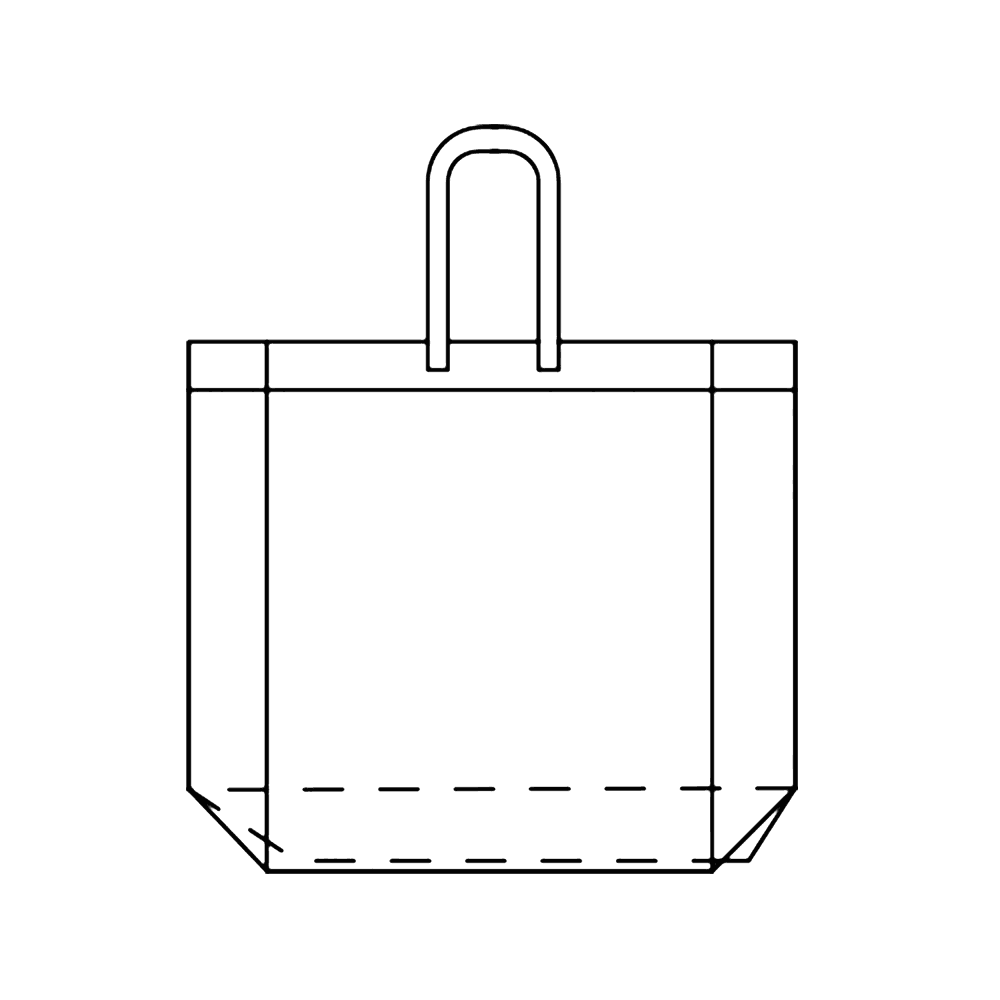 Flip Handle Box Bag