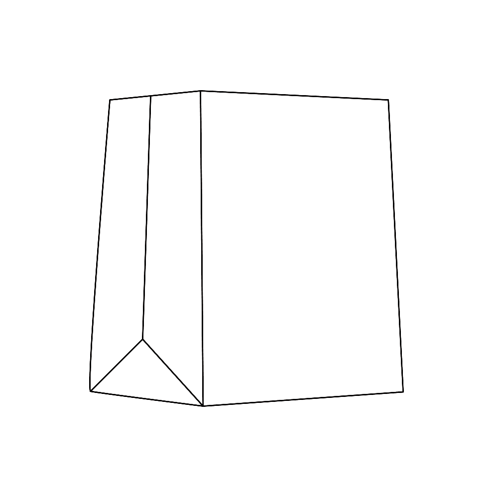 SOS Square Bottom Paper Bag
